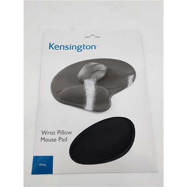Kensington Wrist Pillow Padded Mouse Pad - Black