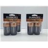 Image 1 : Duracell D4 - D Cell Batteries 2X 4 Pack