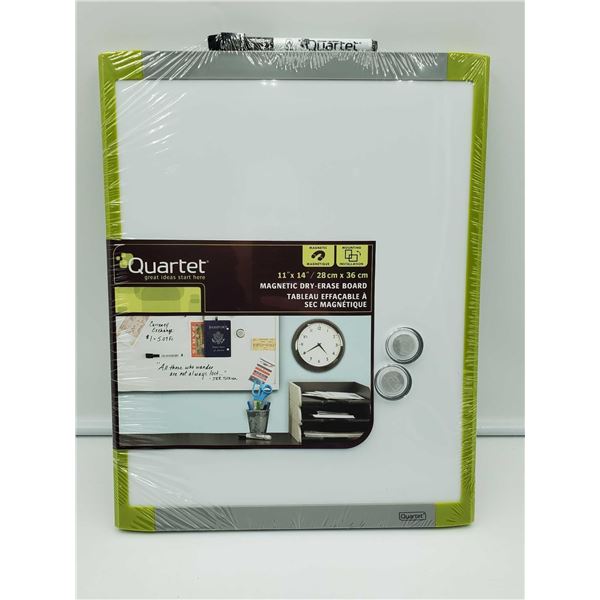 Quartet 11x14" Magnetic Dry-Erase Board with Pen - Green/Gray