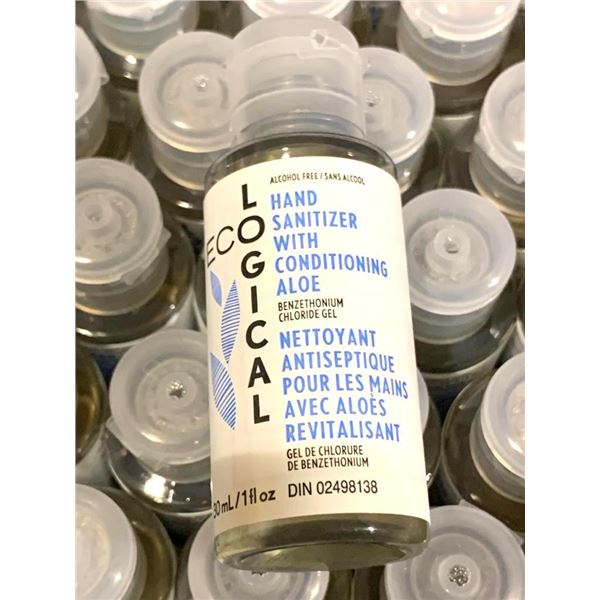 Eco Logical Hand Sanitizer with conditioning Aloe CASE LOT OF 30ml x 200 units
