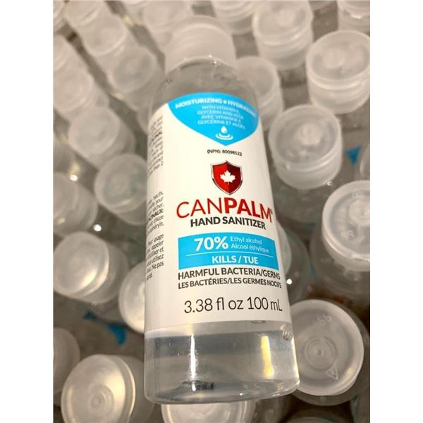 CanPalm moisturizing hand sanitizer 70% CASE LOT OF 100ml x 81 units