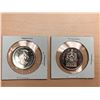 Image 1 : Lot of 2 - Royal Canada Mint Issued 2021 50 cent Coins in Cases