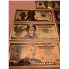 Image 4 : Complete Set of USA Gold Foil Commemorative Issued Certificate Bills includes $1, $2, $5, $10, $20, 