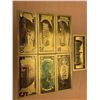 Image 6 : Complete Set of USA Gold Foil Commemorative Issued Certificate Bills includes $1, $2, $5, $10, $20, 