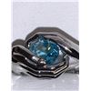 Image 4 : In Good Hands - Ladies NEW size 6 Blue Zircon Solitaire Ring