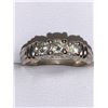 Image 2 : Ladies 14K Gold Triple Diamond 1.18 Carat  Anniversary Ring with Appraisal $9,600.00