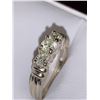 Image 3 : Ladies 14K Gold Triple Diamond 1.18 Carat  Anniversary Ring with Appraisal $9,600.00