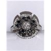 Image 2 : Ladies PinWheel Style 14K White Gold and 1.07 Carat Diamond Cluster Ring Appraised $6,300.00