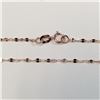 Image 3 : 14K Rose Gold Chain (~length 16 inches) (~weight 0.78g), Made in Canada, Suggested Retail Value $320