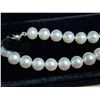 Image 2 : NEW Set of Authentic Freshwater Pearls with matching earrings ,18 inch strand for high grade pearls.