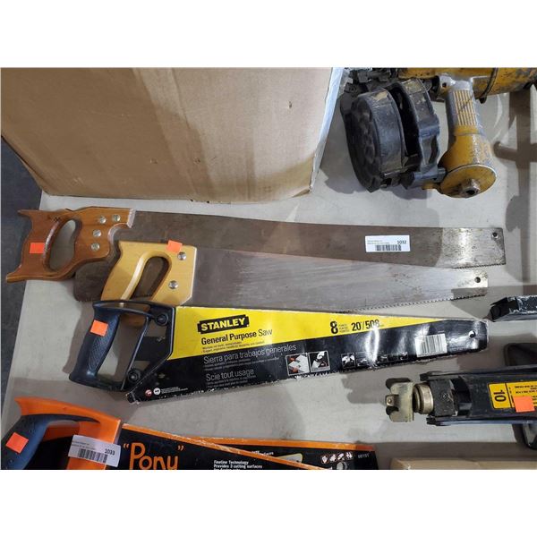Lot of 3 Hand Saws