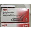 Image 3 : ACCO Jumbo Paper Clips 100 Per Box/20 boxes