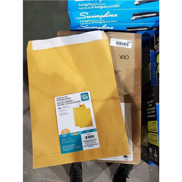 Pen & Gear Self Sealing 10X13" Catalog Envelopes 10X20