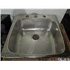 Image 3 : Wessan Stainless Steel Sink Basin, Minimum Cabinet Size 22"