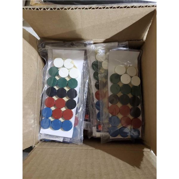 NEW Quartet Solid Color 3/4" Magnetic Circles  lot of 20 - 20 packs