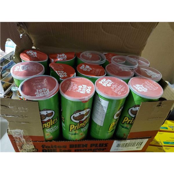 Pringles Sour Cream & Onion Potato Chips 14X 156g