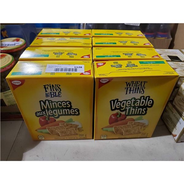 Wheat Thins Vegetable Thins Crackers 8x200g