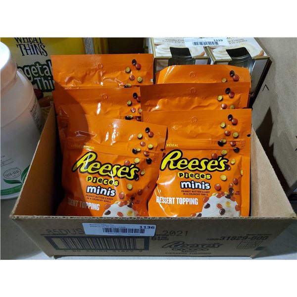 Reese's Pieces Minis Desert Topping 6X5oz bags