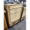 Image 1 : Handmade Rolling Wooden Tool Cabinet with 4 Drawers 25Wx22Dx38T