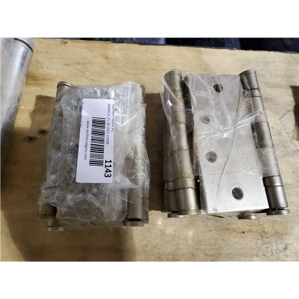 Lot of 12 Heavy Duty  Hinges with hardware