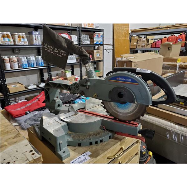 King Canada Sliding Compound Miter Saw 110V 4200 RPM 14.5 Amps
