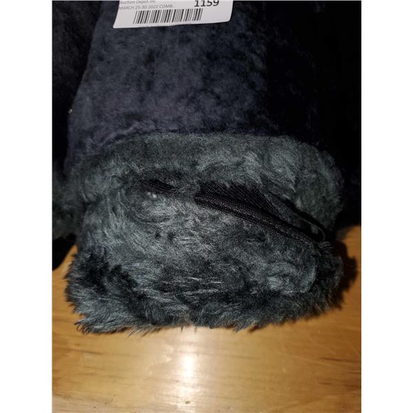 Ultra Plush Genuine Sheepskin 100 Pure Wool Pile, Single Auto Seat Cover - Dark Blue