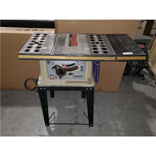 Powermate 10" Table Saw 2.5HP, 13 AMP, 4800 RPM