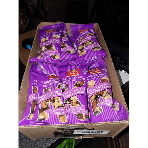 Case Lot Krispy Kernel Multi Nut & Raisin Snack 75g Packs