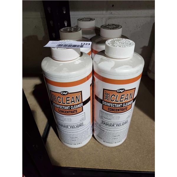 CAF 360 Clean Disinfectant Cleaner Concentrate 5X1Qt