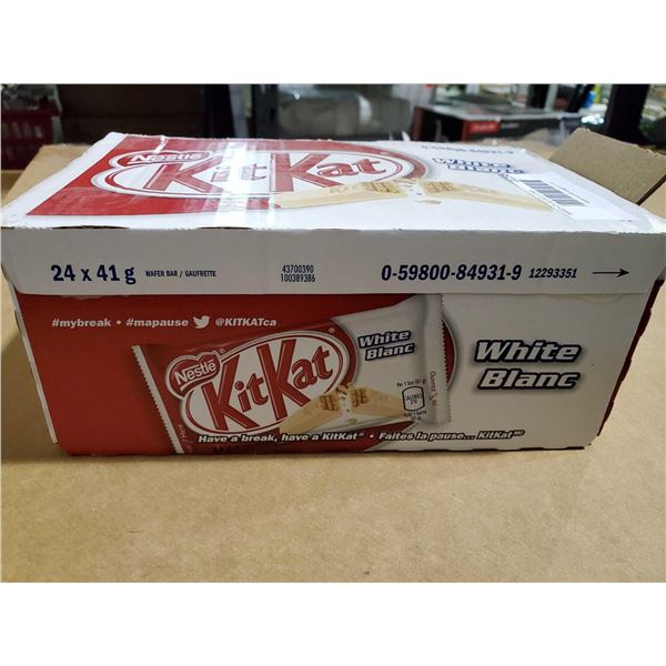 KitKat White Wafer Bars 24X41g