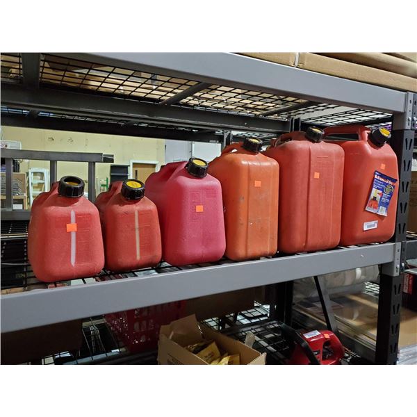 Lot of Assorted Gas Jugs ( Jugs)