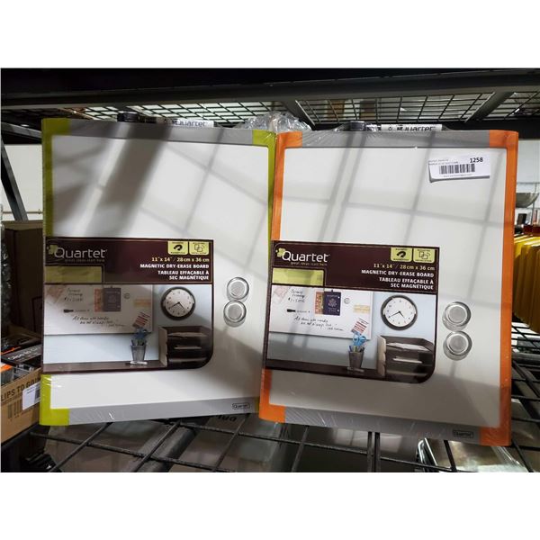 Quartet 11x14" Magnetic Dry Erase Boards Lot of 2