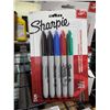 Image 2 : Sharpie Multi Colored Permanent Markers 6X 5 Pack