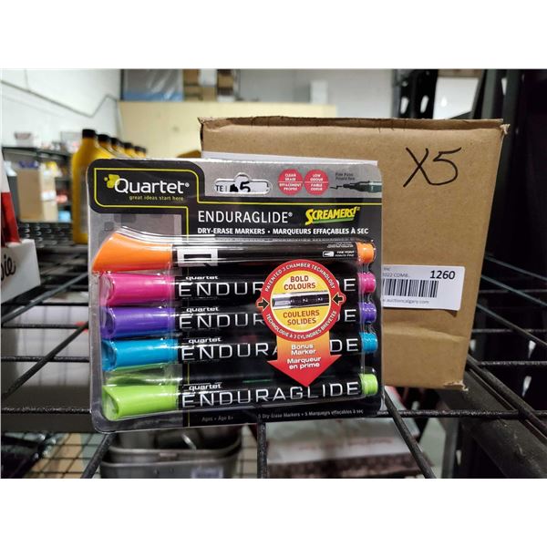 Quartet Screamers Dy Erase Markers Lot of 5 Packs
