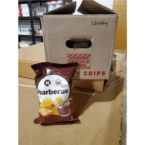 Circle k Barbecue Potato Chips 12x66g