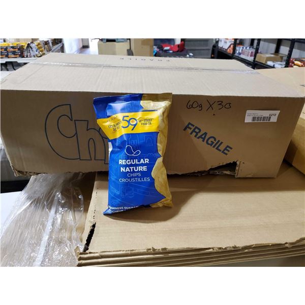 59th Street Regular Potato Chips 30x60g