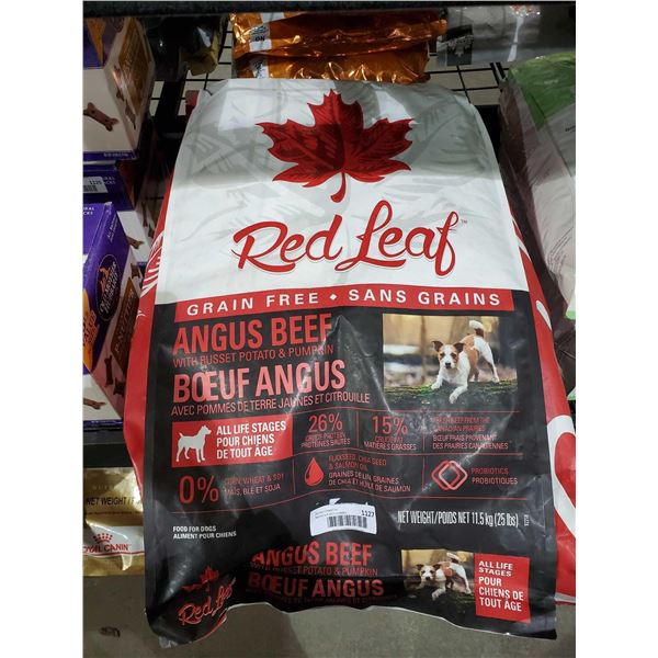 Red Leaf Grain Free Angus Beef Dog Kibble 25Lbs