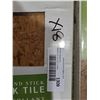 Image 4 : Lot of 18 Peel & Stick  Cork Flooring  "Sulink" 22sq ft/ box - 18 boxes