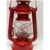 Image 2 : Vintage Style Red Barn Lantern Approx: 9.5"T 6"W