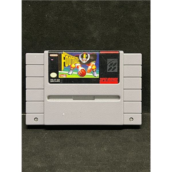 Super Play Action Football Video Game Cartridge - SNES Super Nintendo Untested