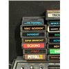Image 2 : Vintage Atari Video Game System Cartridges Controllers etc (see description)