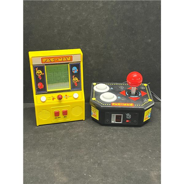 2 Retro Pac-Man Games (1) is hand held (1) connects to TV