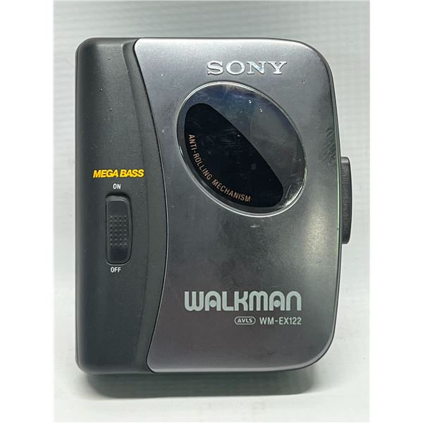 Vintage Sony Walkman WM-EX122 Mega Bass Cassette Player Works