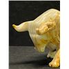 Image 2 : Heavy Stone Onyx? Bull Sculpture Approx: 9.5"W 4.5"T