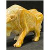 Image 3 : Heavy Stone Onyx? Bull Sculpture Approx: 9.5"W 4.5"T