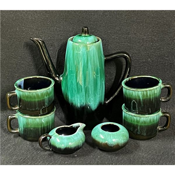 Vintage Blue Mountain Pottery Coffee / Tea Set BMP (small spout chip)