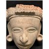 Image 3 : Ceramic Mayan Mask Sculpture Wall Hanging Mexico Approx: 7.5x7.5" x 4.5"D