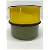 Image 3 : 2 Vintage Metal / Enamel Pots Poland Approx: 7"W 3"T