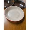 Image 3 : 7 Vintage Metal / Enamel Pots Pie plates Strainer etc