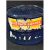 Image 2 : Vintage Large Blue Metal Speckled Canning Canner Pot w/rack insert